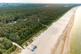 Camp de dunes Karlshagen à Karlshagen dans le département Mecklembourg-Poméranie occidentale, Allemagne vue d'en haut