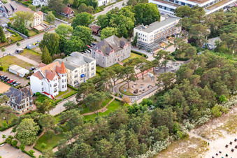 Vue aérienne de Hôtel Seestern à Zinnowitz dans le département Mecklembourg-Poméranie occidentale, Allemagne