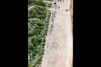 Vue aérienne de Plage Zinnowitz à Zinnowitz dans le département Mecklembourg-Poméranie occidentale, Allemagne