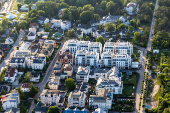 Vue aérienne de La brise - Hôtels VELA à le quartier Ahlbeck U in Heringsdorf dans le département Mecklembourg-Poméranie occidentale, Allemagne