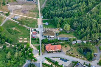 Vue aérienne de OASIS DE LOISIRS Olbersdorfer See à Olbersdorf dans le département Saxe, Allemagne