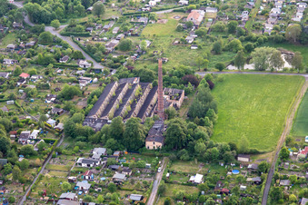 Vue aérienne de Zittau dans le département Saxe, Allemagne