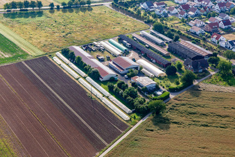 Vue aérienne de Appartement de vacances Markus Fischer à Hördt dans le département Rhénanie-Palatinat, Allemagne