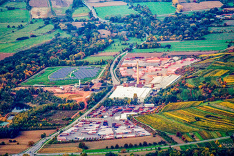 Vue aérienne de Wienerberger Bricks GmbH à Malsch dans le département Bade-Wurtemberg, Allemagne