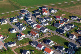 Vue aérienne de Chemin Violet à Kandel dans le département Rhénanie-Palatinat, Allemagne