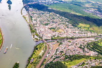 Vue aérienne de Quartier Bingerbrück in Bingen am Rhein dans le département Rhénanie-Palatinat, Allemagne