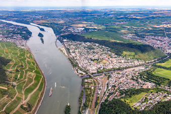 Vue aérienne de Quartier Bingerbrück in Bingen am Rhein dans le département Rhénanie-Palatinat, Allemagne