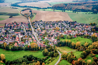 Photographie aérienne de De l'est à le quartier Lobenfeld in Lobbach dans le département Bade-Wurtemberg, Allemagne