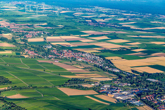 Quartier Kapellen in Kapellen-Drusweiler dans le département Rhénanie-Palatinat, Allemagne d'un drone
