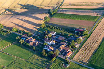 Quartier Deutschhof in Kapellen-Drusweiler dans le département Rhénanie-Palatinat, Allemagne d'un drone