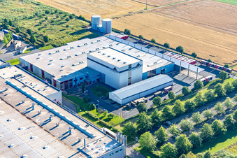 Vue aérienne de Tricor Packaging & Logistics AG à Offenbach an der Queich dans le département Rhénanie-Palatinat, Allemagne