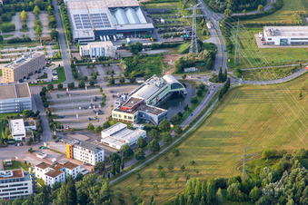 Salle de remise en forme Pfitzenmeier Premium Resort Bensheim à Bensheim dans le département Hesse, Allemagne vue du ciel
