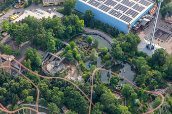 Parc de vacances Allemagne à Haßloch dans le département Rhénanie-Palatinat, Allemagne hors des airs