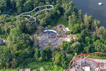Parc de vacances Allemagne à Haßloch dans le département Rhénanie-Palatinat, Allemagne depuis l'avion