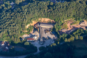 Vue aérienne de Zone industrielle Lemberg m à Lemberg dans le département Rhénanie-Palatinat, Allemagne