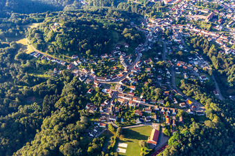 Lemberg dans le département Rhénanie-Palatinat, Allemagne vue du ciel