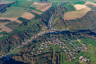 Hottviller dans le département Moselle, France d'en haut