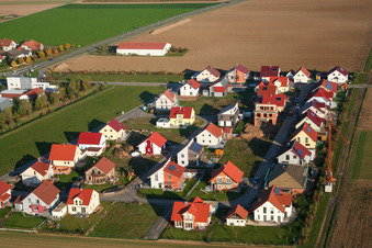 Photographie aérienne de Nouvelle zone de développement Brotäcker : Buchenweg à Steinweiler dans le département Rhénanie-Palatinat, Allemagne