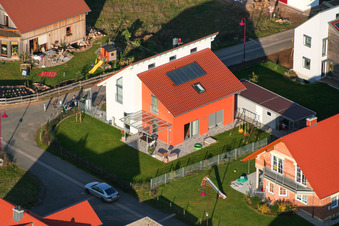 Vue aérienne de Nouvelle zone de développement Brotäcker : Ahornweg x Buchenweg à Steinweiler dans le département Rhénanie-Palatinat, Allemagne