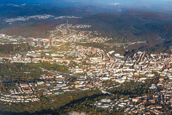 Vue aérienne de Centre à Pirmasens dans le département Rhénanie-Palatinat, Allemagne