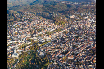 Vue aérienne de Alleestr à Pirmasens dans le département Rhénanie-Palatinat, Allemagne
