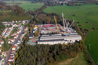 Onroad GmbH (transports spéciaux et lourds, transferts par grue, travaux de grue) à le quartier Bierbach in Blieskastel dans le département Sarre, Allemagne d'en haut