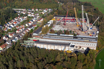Onroad GmbH (transports spéciaux et lourds, transferts par grue, travaux de grue) à le quartier Bierbach in Blieskastel dans le département Sarre, Allemagne hors des airs