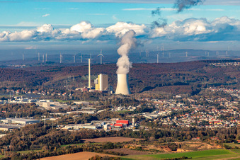 Vue aérienne de Centrale électrique Bexbach à Bexbach dans le département Sarre, Allemagne