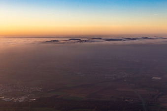 Photographie aérienne de Dernbach dans le département Rhénanie-Palatinat, Allemagne