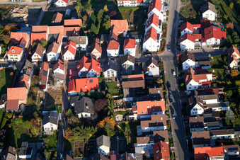 Vue aérienne de Entre les ruisseaux x Speiertsgasse à Herxheim bei Landau dans le département Rhénanie-Palatinat, Allemagne