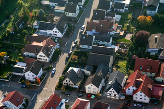 Vue aérienne de Rue Litzelhorst à Herxheim bei Landau dans le département Rhénanie-Palatinat, Allemagne