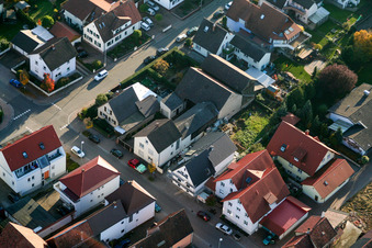 Speiertsgasse à Herxheim bei Landau dans le département Rhénanie-Palatinat, Allemagne d'en haut