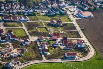 Sur la haute piste à Kandel dans le département Rhénanie-Palatinat, Allemagne hors des airs