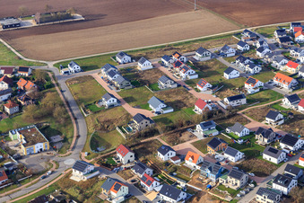 Vue aérienne de Chemin des sureaux, chemin de la lavande à Kandel dans le département Rhénanie-Palatinat, Allemagne