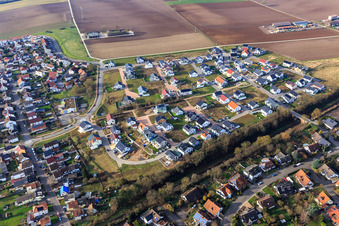 Vue oblique de Chemin des roses à Kandel dans le département Rhénanie-Palatinat, Allemagne
