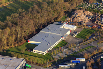 Photographie aérienne de Thermo Fisher sur Erlenbachweg à le quartier Minderslachen in Kandel dans le département Rhénanie-Palatinat, Allemagne