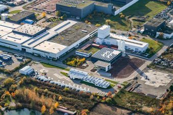 Vue aérienne de Interpark NO à Offenbach an der Queich dans le département Rhénanie-Palatinat, Allemagne