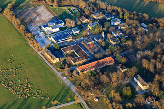 Photographie aérienne de Château Stutensee à le quartier Staffort in Stutensee dans le département Bade-Wurtemberg, Allemagne