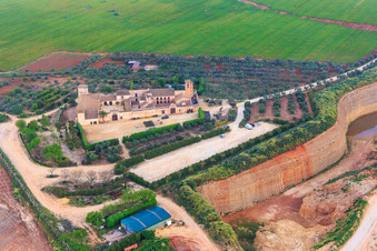 Vue aérienne de Ranch de vacances Hacienda Los Molinos De Maestre à Dos Hermanas dans le département Séville, Espagne