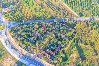 Vue aérienne de Camping Villas Séville à Dos Hermanas dans le département Séville, Espagne