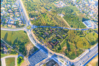 Vue aérienne de Camping Villas Séville à Dos Hermanas dans le département Séville, Espagne