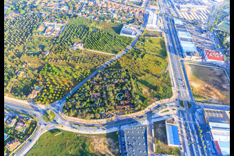 Camping Villas Séville à Dos Hermanas dans le département Séville, Espagne d'en haut