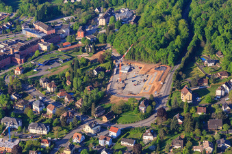 Vue aérienne de Buastelle au Centre Hospitalier Sainte Catherine à Saverne dans le département Bas Rhin, France