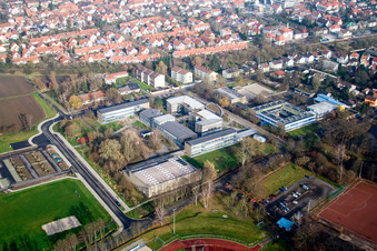 Vue aérienne de IGS à Kandel dans le département Rhénanie-Palatinat, Allemagne