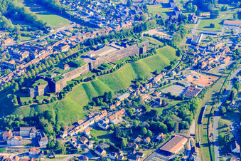 Photographie aérienne de Citadelle de Bitsch à Bitsch dans le département Moselle, France