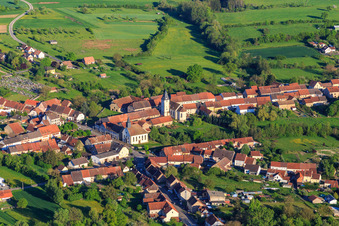 Vue aérienne de All. des Roses à Schopperten dans le département Bas Rhin, France