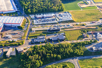 Vue oblique de GÜMA Services GmbH - Wertheim à le quartier Bettingen in Wertheim dans le département Bade-Wurtemberg, Allemagne