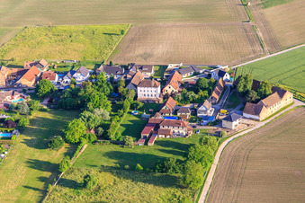 Vue aérienne de Fours Bois Doré à Friesenheim dans le département Bas Rhin, France