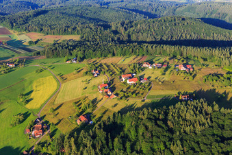 Vue aérienne de Arrondissement de Hohreute à le quartier Ottoschwanden in Freiamt dans le département Bade-Wurtemberg, Allemagne
