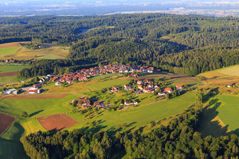Vue aérienne de Quartier dur à le quartier Ottoschwanden in Freiamt dans le département Bade-Wurtemberg, Allemagne